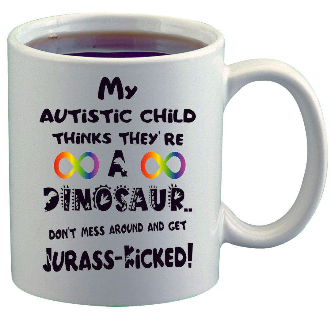 Child Dino...Jurass-Kicked 11 oz Coffee Mug