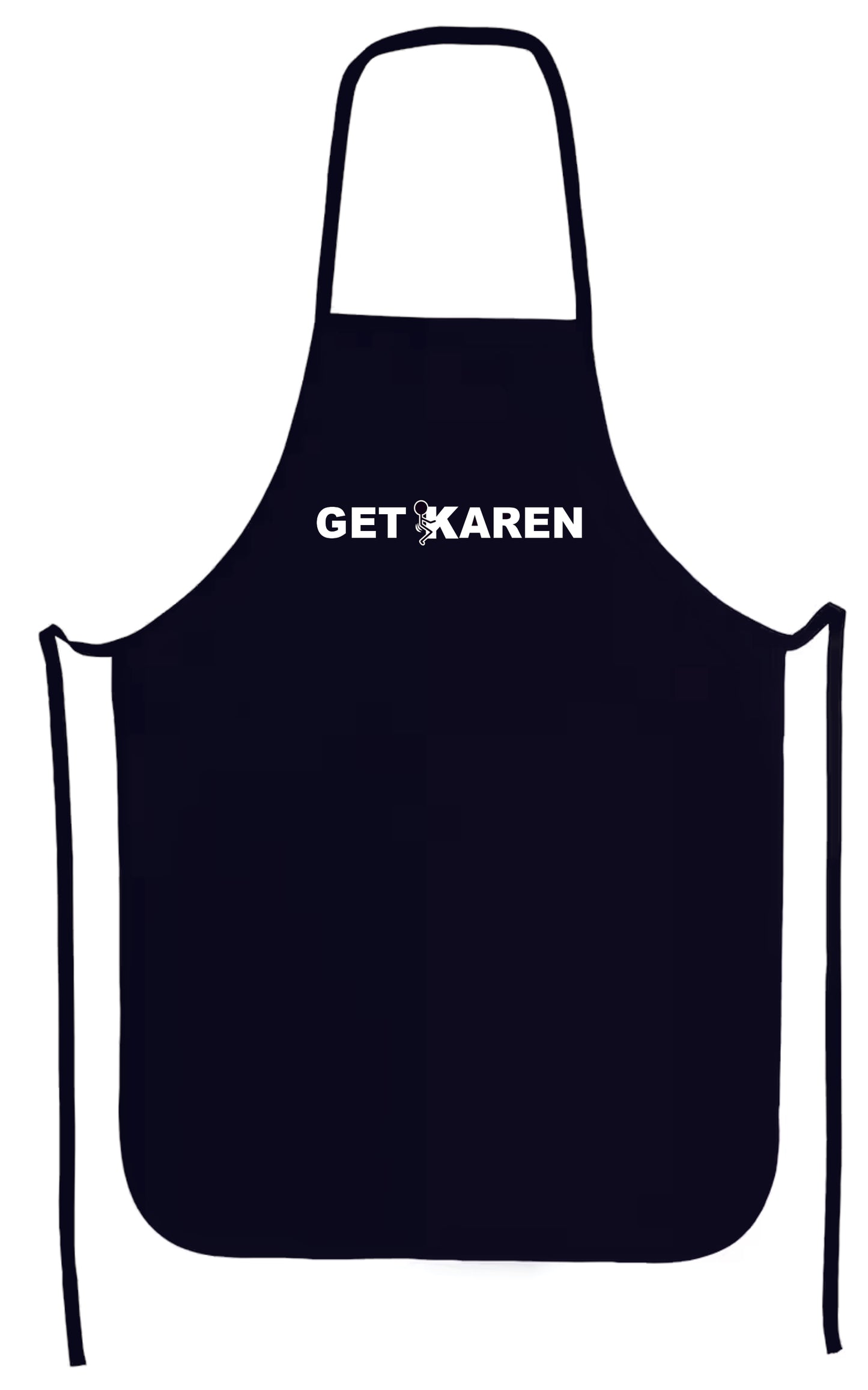 Get F*cked Karen Full Logo Black Apron