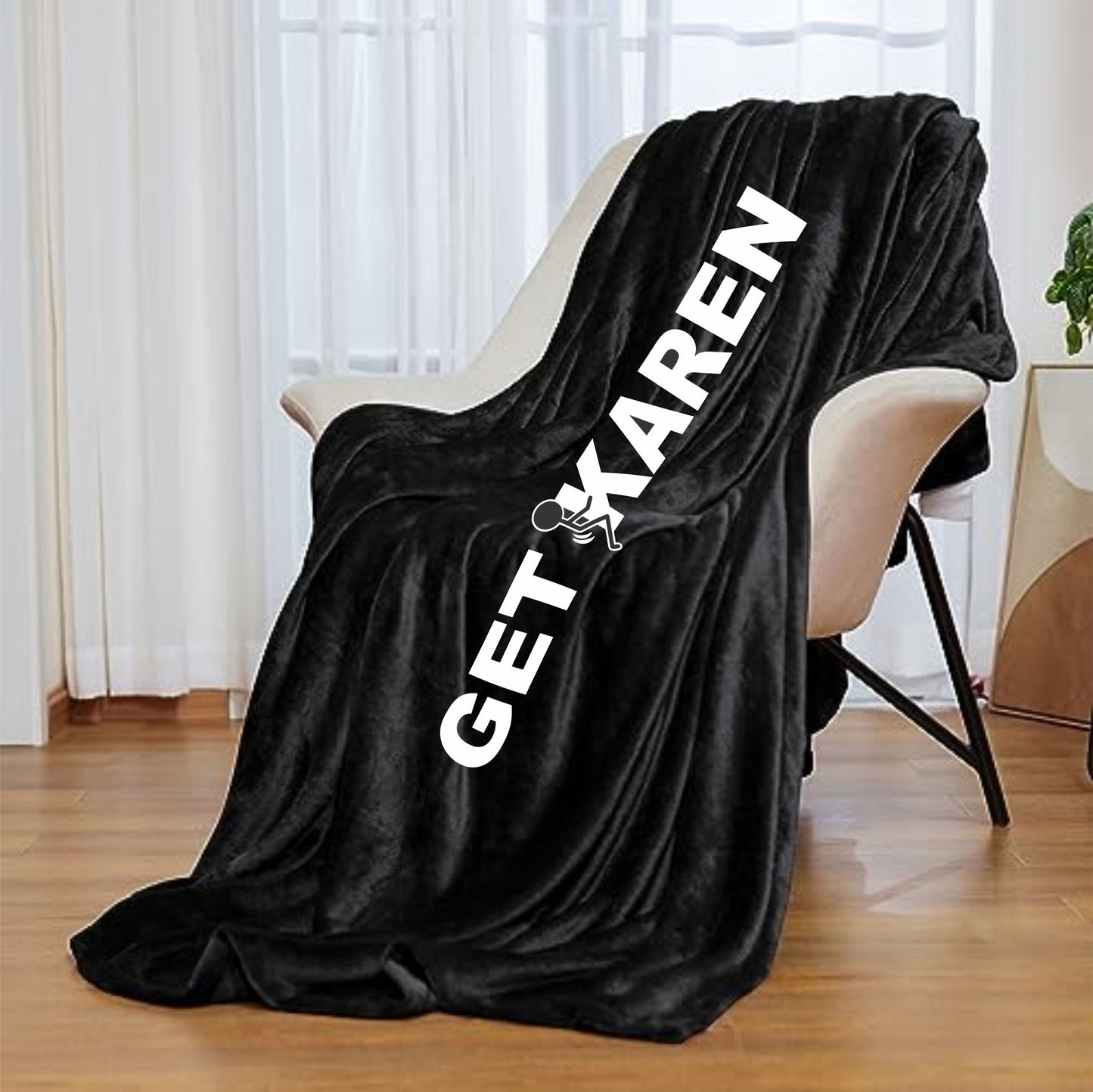 Get F*cked Karen Throw Blanket