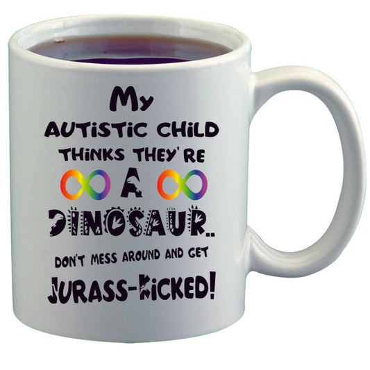 Child Dino...Jurass-Kicked  11 oz Coffee Mug