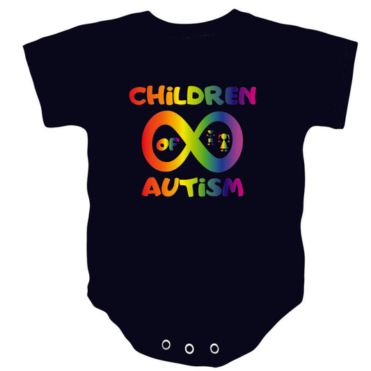 Children of Autism Logo Short Sleeve Onesie