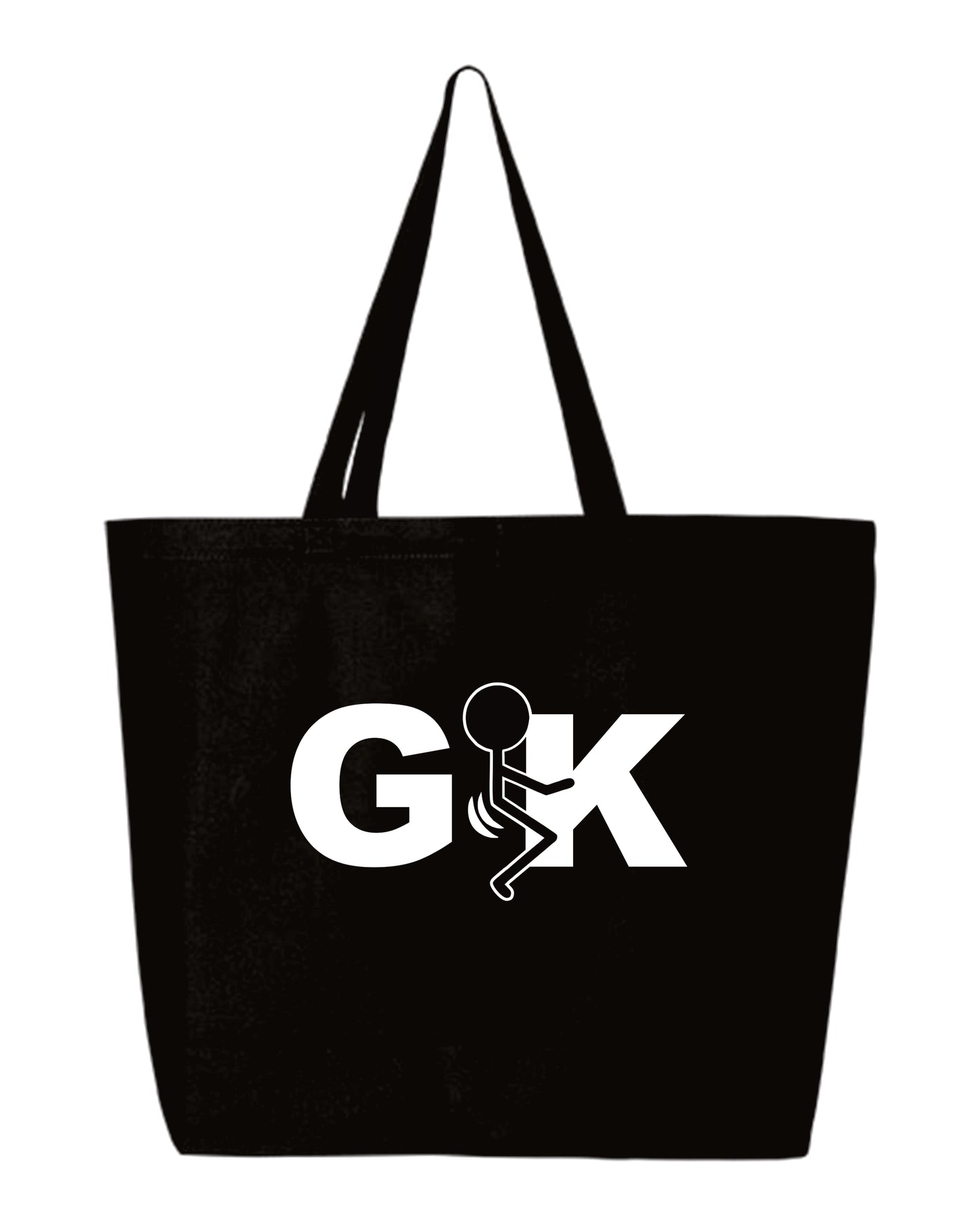 GFK Logo Black Tote Bag