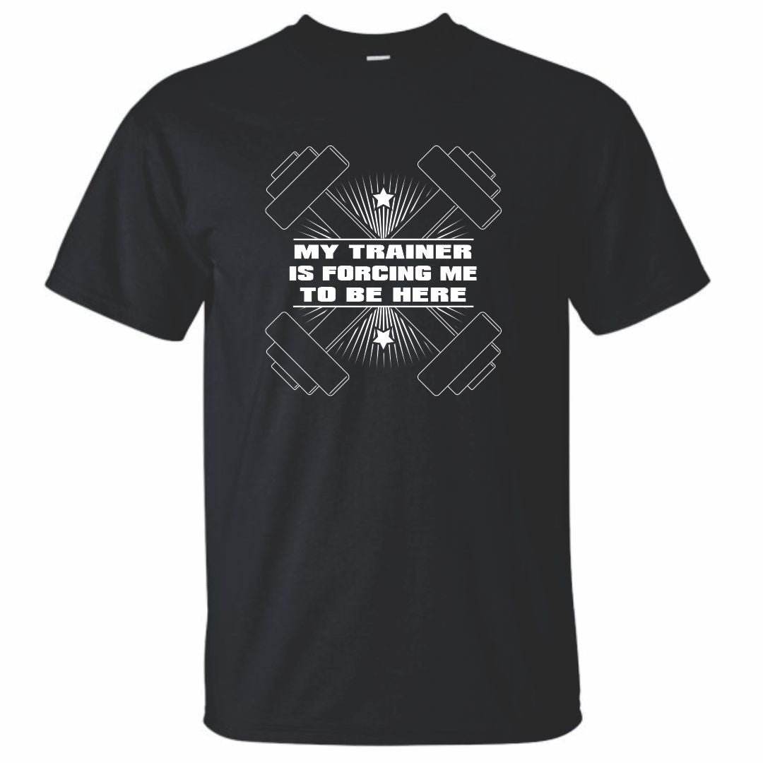 Trainer Forcing Me Activewear Moisture Wicking T-Shirt