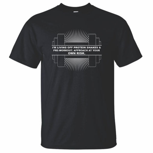 Living Off Protein Shakers Activewear Moisture Wicking T-Shirt
